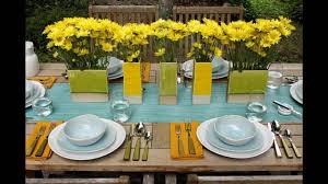 Go simple with your dinner decor—think gingham table clothes, white plates and sunflowers. Garden Party Themed Decorating Ideas Youtube