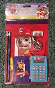 Paw Patrol Chase 7 Pc Back To School Stationery
