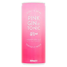 Sainsbury S Pink Gin Tonic 250ml