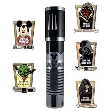 There are open edition pins, limited edition pins and mystery pins too. Disney Star Wars Weekend Pin 2012 Lightsaber Box Set 5 Pins