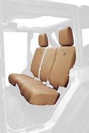 Bestop 29284 04 Tan Rear Seat Cover For