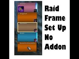 set up simple raid frames for healing