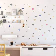 Hand Drawn Polka Dots Wall Decals Sets
