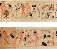 The Turin Erotic Papyrus: The Oldest Known Depiction of Human Sexuality  (Circa 1150 B.C.E.) | Open Culture