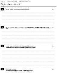 Części Zdania Sprawdzian Klasa 7 - Części zdania - interaktywna karta pracy 6 - Pobierz pdf z Docer.pl