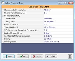 help concrete properties autodesk
