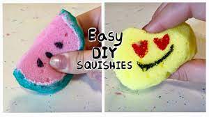 affordable diy squishies using a sponge