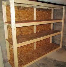 How To Make A Basement Storage Shelf