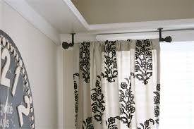 Ceiling Mount Curtain Rods