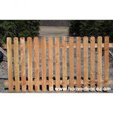 Spaced Dog Ear Wood Fence Panels