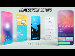 beautiful android homescreen setups