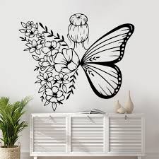 Flower Fairy Murals Wall Stickers With