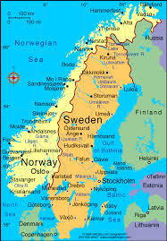 The outlined map of sweden is for those scholars who are just learning to draw the full and accurate map of the country but have no clue as to how they should go ahead. Map Of Sweden Sweden Travel Norway Map Norway Sweden Finland