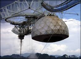 Resultado de imagen de radiotelescopio de Arecibo en Puerto Rico