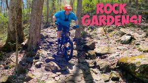 ride rock gardens on a mountain bike
