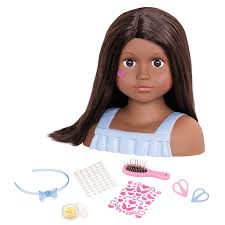 nessa styling head doll with