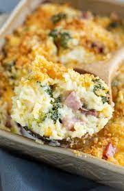 Ham Broccoli Rice Casserole gambar png