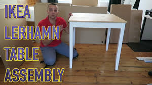 Get the best deals on ikea coffee tables. Ikea Table Lerhamn Assembly Youtube