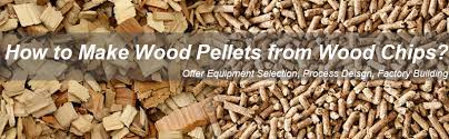 wood pellets from wood chips