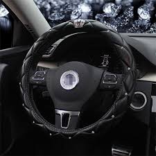 Check out our marvel steering wheel cover selection for the very best in unique or custom, handmade pieces from our car parts & accessories shops. 19 36 Winter Steering Wheel Crystal Crown Auto Leather Cases For Women Girls Car Styling Black Steering Wheel Cover Car Steering Wheel Cover Steering Wheel