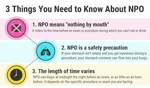 npo or nothing by mouth 3 things you