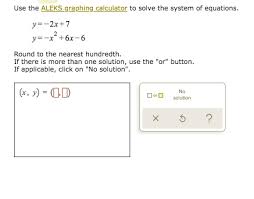 Use The Aleks Graphing Calculator To