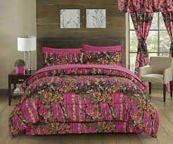 Hi Viz Hot Pink Camo Comforter Sheets