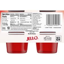 how many calories in jello with fruit
