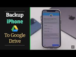 backup into google drive iphone 12 12