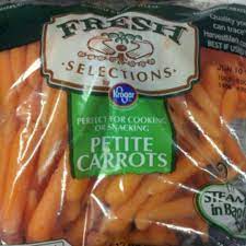 kroger baby carrots and nutrition facts