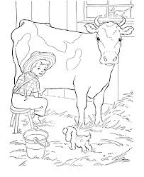They are viewed as extraordinarily significant in numerous societies over the world because of their commitment to the economy. Image Detail For Cow Coloring Pages Printable Milking The Cow Coloring Page Farm Animal Coloring Pages Cow Coloring Pages Farm Coloring Pages