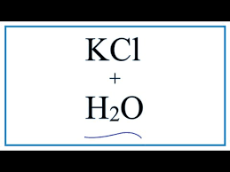 Potassium Chloride Dissolving In Water