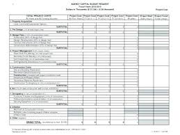 Capital Expenditure Spreadsheet Template Sample Excel Budget Samples