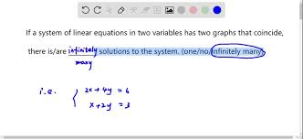 Of Linear Equations In Two Variables