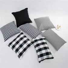 home garden stripe waist throw pillow