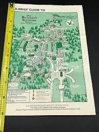 guide map of the butchart gardens