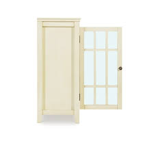 linon largo wood double door curio