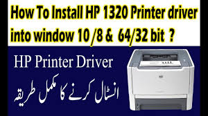 خطوات تعريف طابعة hp 1010. How To Download And Install Hp 1320 In Windows 8 8 1 10 By Wali Printer