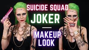 joker squad makeup look