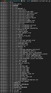 configure linux malware detect
