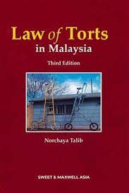 Notes prepared by university malaya law students: Law Of Torts In Malaysia 3rd Edition Marsden Professional Law Book