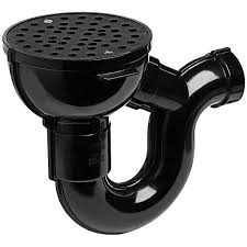 black abs integral floor drain