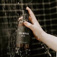 Shampoo Refillable Soap Dispenser Amber