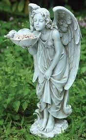 Outdoor Garden Angel Stone Statue Size