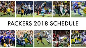 Explore The Green Bay Packers 2018 Regular Season Schedule
