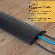 3 channel floor cord protector