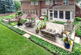 Covered patio ideas include solid roofs that shelter from rainfall, awnings to shade well from sun, or a pergola canopy for areas of light and shade. 5 Design Essentials For Your Outdoor Living Space Decorilla Large Backyard Landscaping Patio Landscaping Backyard Retreat