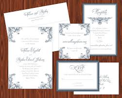 wedding invitation suite and place card