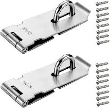 2pcs stainless steel padlock hasp hasp