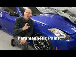 Paramagnetic Color Changing Paint